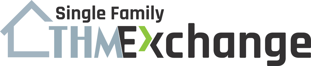 TheHomeMag Single Family Exchange logo in black.