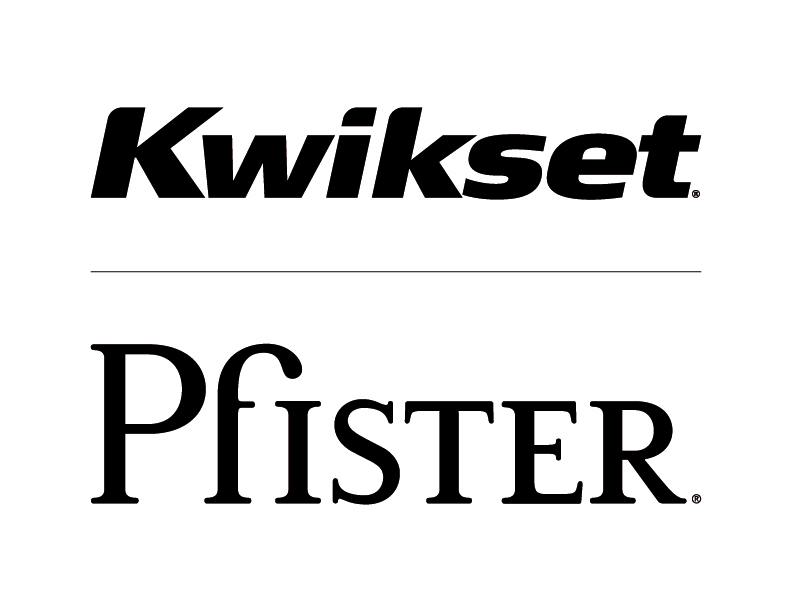 Kwikset / Pfister logo – door hardware and plumbing fixture supplier for single family and multifamily construction
