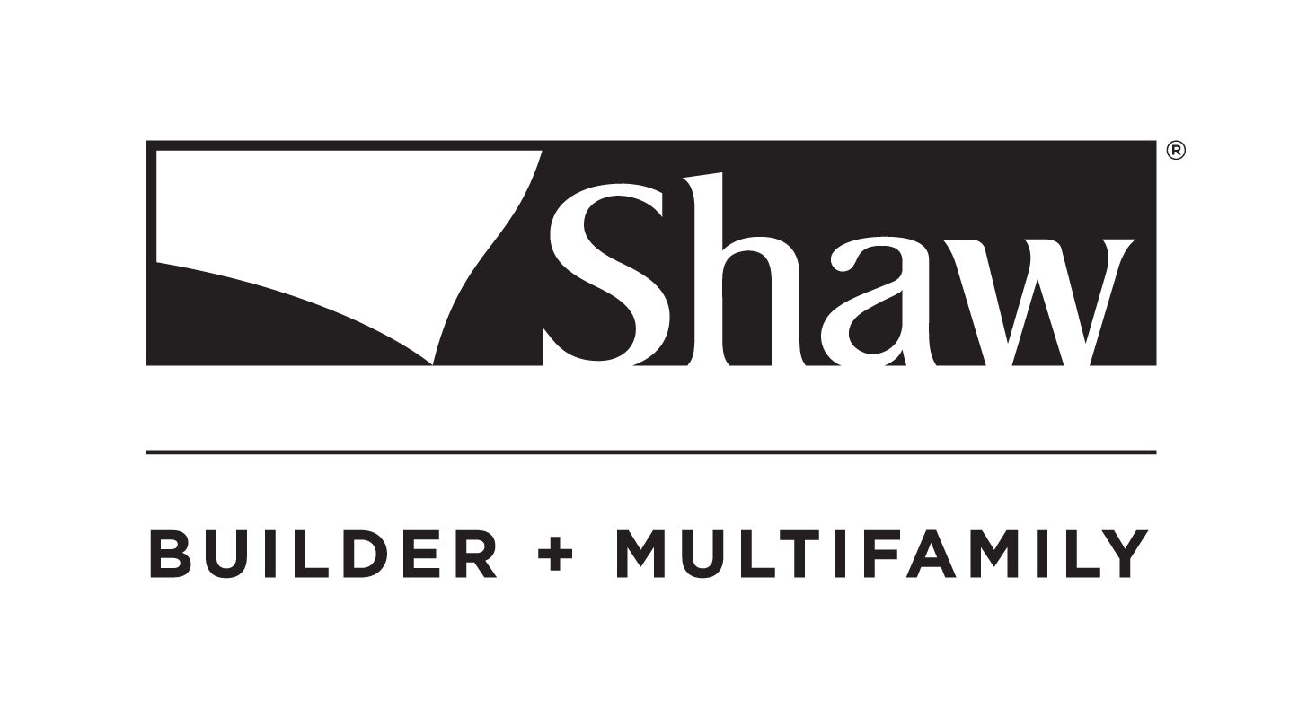 Shaw Builder + Multifamily logo – flooring supplier for single family and multifamily construction
